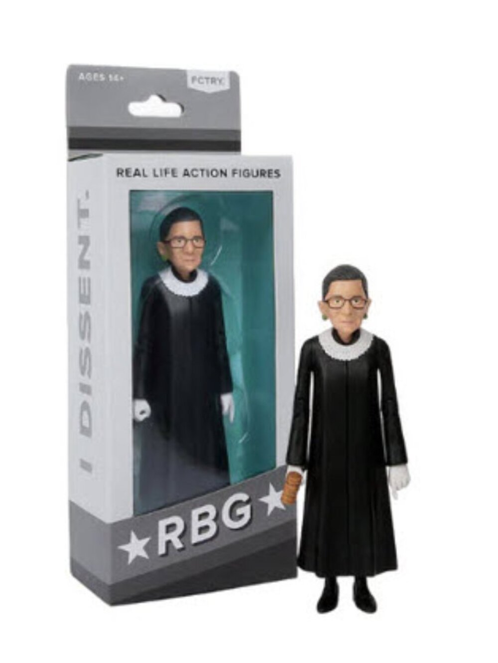FCTRY Political Action Figure Bundle – RBG Kamala Harris Zelenskyy